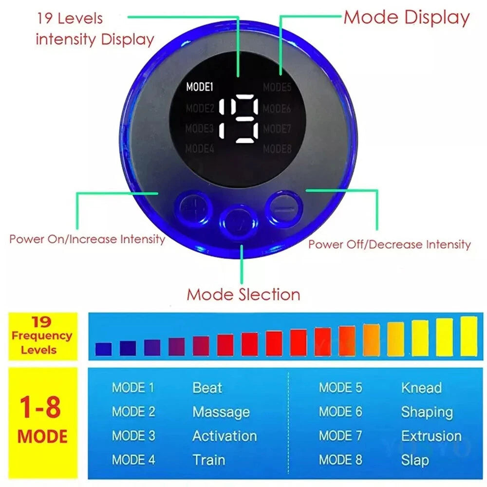 Оригинален Tactical X Abs Stimulator 2026 - Abs + Gel Pads, върховен 360° стимулатор за коремни мускули