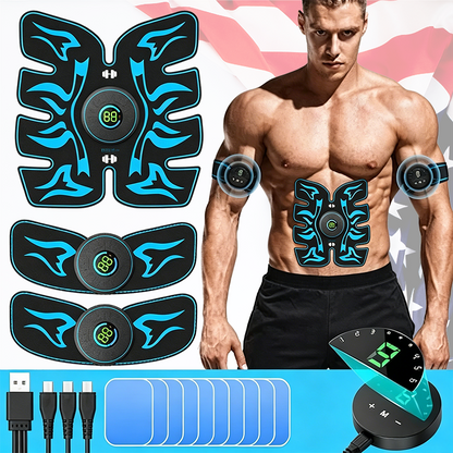 Original Tactical X Abs Stimulator  | 8 Abs + Arms/Legs + 20 Gel Pads | Ultra Muscle 360 Stimulator